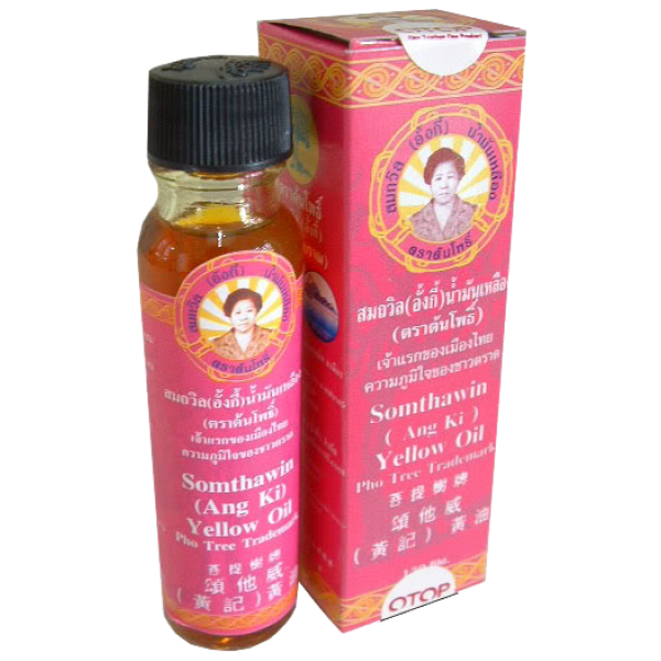Žltý olej Somthawin (Ang Ki) 24 ml
